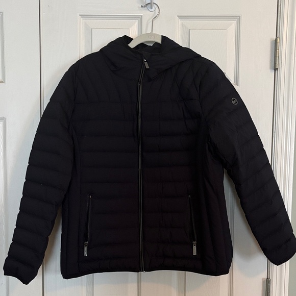 Navy Puffer Jacket - Picture 1 of 3